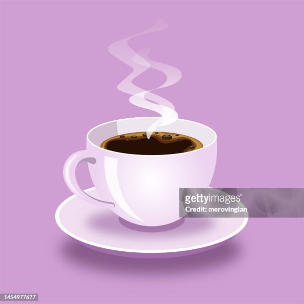 ilustraciones, imágenes clip art, dibujos animados e iconos de stock de una taza de café - taza de cafe
