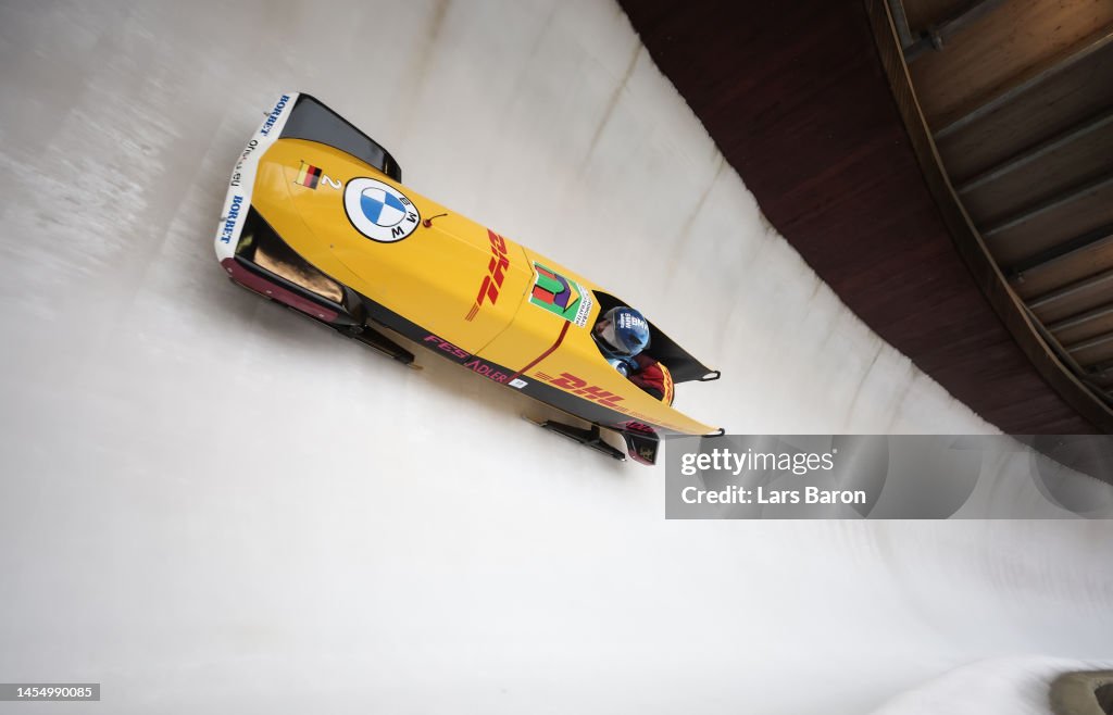 Bob Skeleton Racing Laura Nolte and Neele Schuten of Germany compete in the 2-woman... News ...