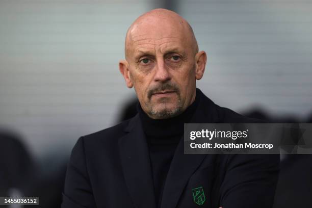 Domenico Di Carlo Head coach of Pordenone Calcio looks on during the Serie C group A match between Juventus Next Gen and Pordenone Calcio at Stadio...