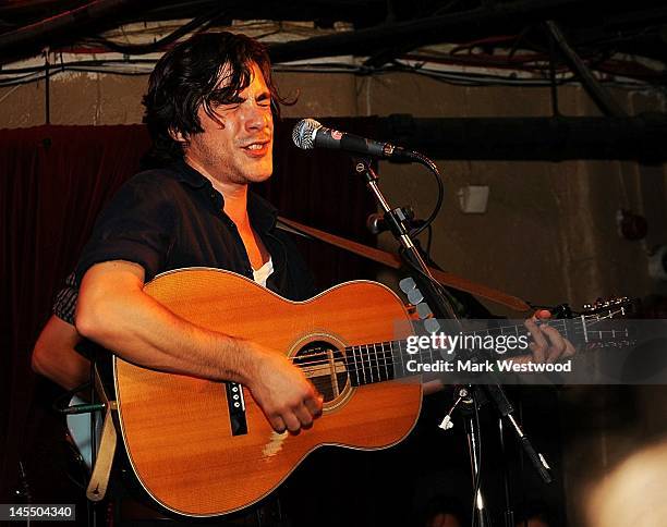 Jack Savoretti performs on stage at Borderline on May 31, 2012 in London, United Kingdom.