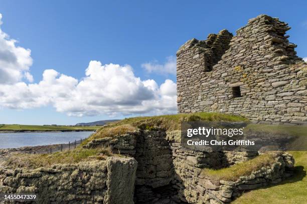 jarlshof, shetland, scotland, uk - bronze age stock pictures, royalty-free photos & images