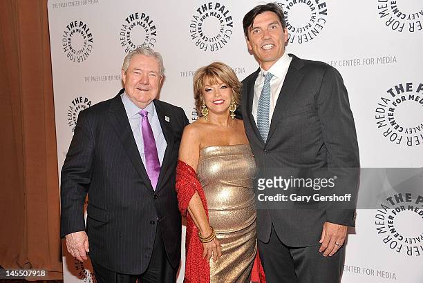 Vice Chairman & CEO, Hearst Corporation, Frank A. Bennack, Jr; President & CEO, Paley Center for Media, Pat Mitchell, and CEO & Chairman, AOL, Tim...