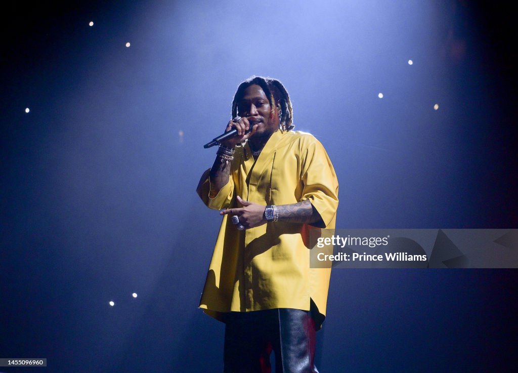 Future Rapper Fat Nov Rapper Future performs during Future and Friends One Big Party Tour ...