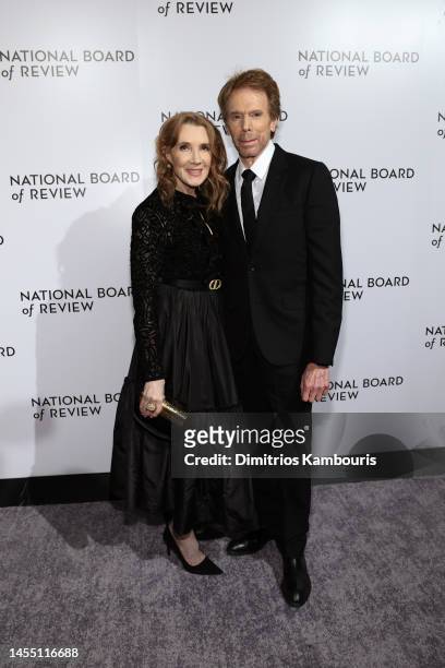 Linda Bruckheimer and Jerry Bruckheimer attend the National Board Of Review 2023 Awards Gala at Cipriani 42nd Street on January 08, 2023 in New York...