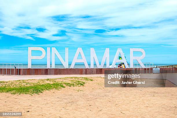 Pinamar Sign Pinamar Beach Photos and Premium High Res Pictures - Getty Images