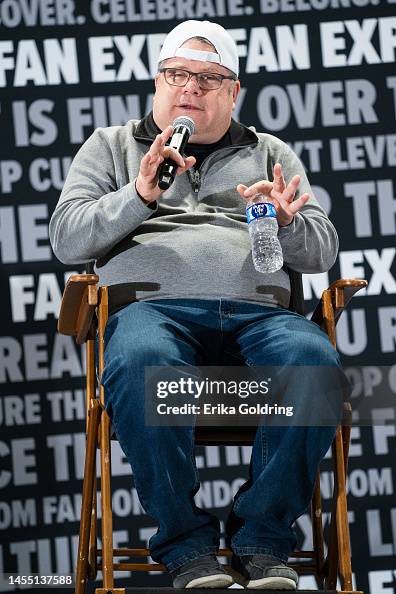 Actor Sean Astin speaks during 2023 FAN EXPO at Ernest N. Morial ...