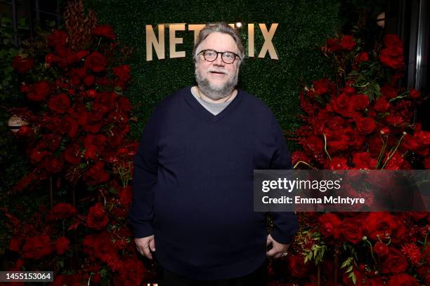 Guillermo del Toro attends the Netflix Golden Globe and Critics Choice Nominee Toast at Catch LA on January 08, 2023 in West Hollywood, California.