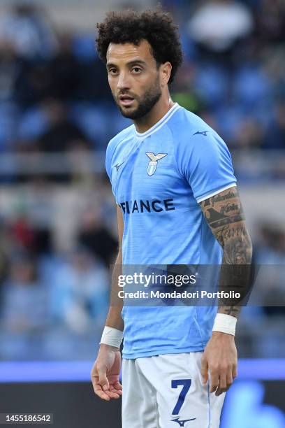 Lazio player Felipe Anderson during the match Lazio-Empoli at the Stadio Olimpico. Rome , January 08th, 2023