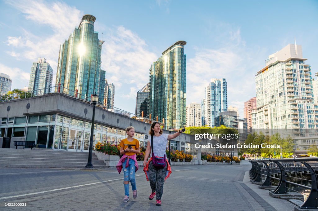 Morning walk in Vancouver Canada