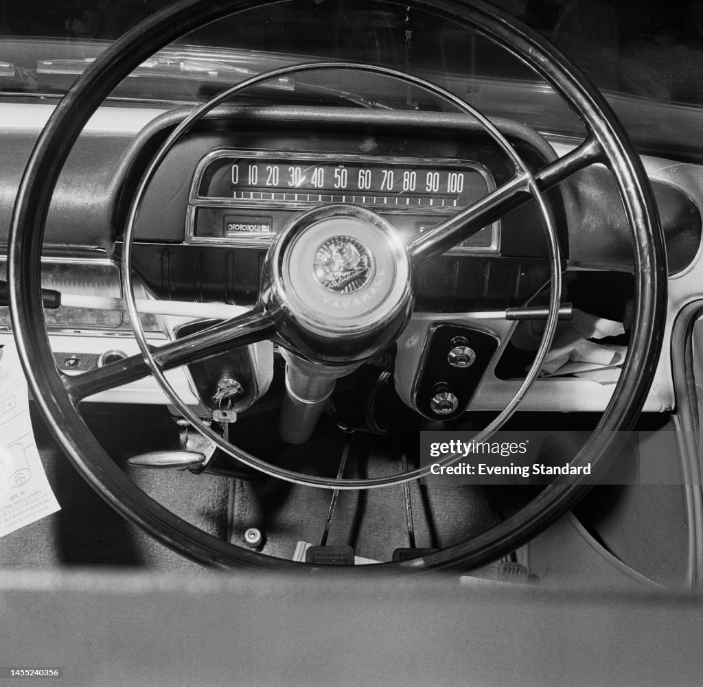 Steering Wheel Of A New Vauxhall Car