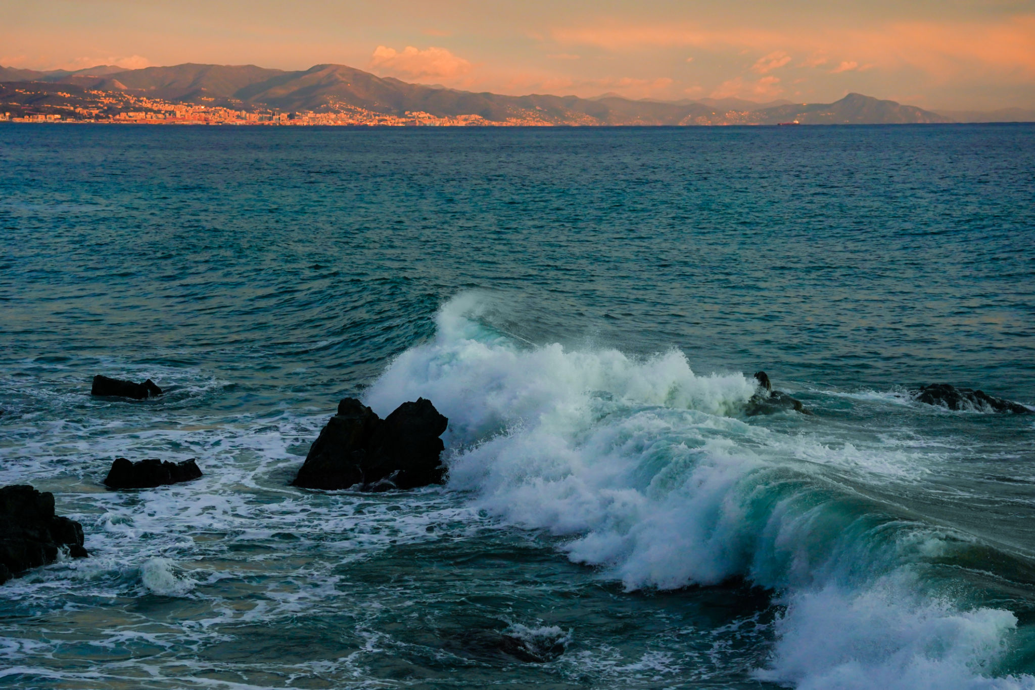 Waves and rough sea Waves and rough sea
