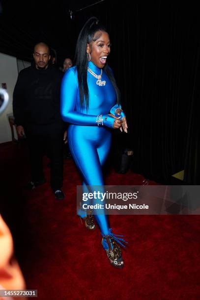 Reminisce Mackie, known professionally as Remy Ma attends The Jason Lee Show launch party at EDEN Sunset on January 08, 2023 in Los Angeles,...