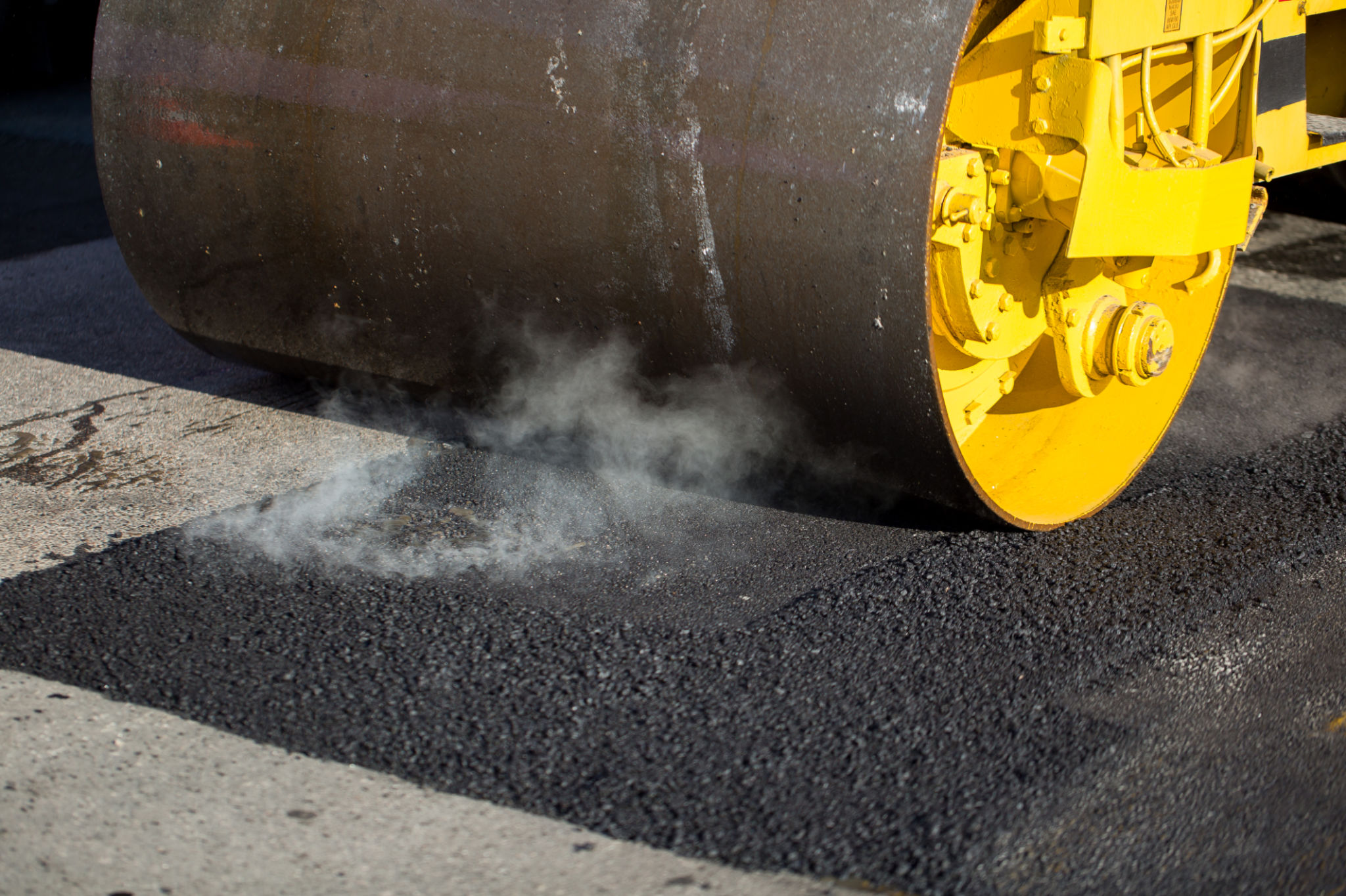 concrete road construction