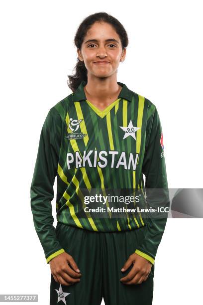 Pakistan Rida Fa Pakistan Headshots Icc U19 Cricket World Cup Photos and Premium High ...