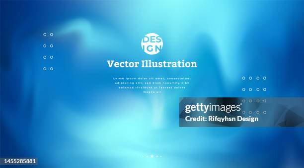 blurred fluid gradient colourful background - responsive web design stock illustrations