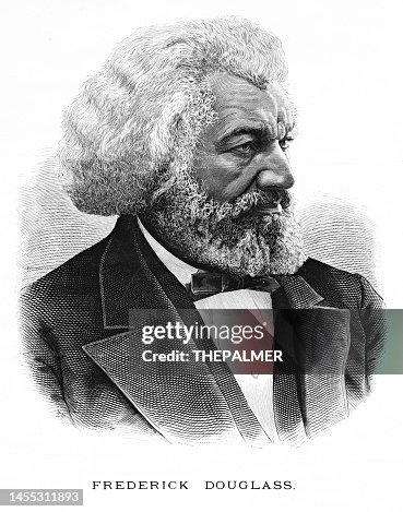 Portrait of Frederick Douglass engraving 1897 Portrait of Frederick Douglass engraving 1897