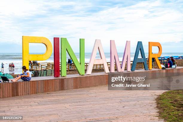 Pinamar Sign 132 Pinamar Argentina Stock Photos, High-Res Pictures, and Images ...
