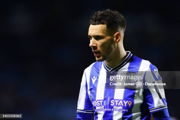 Marvin Johnson of Sheffield Wednesday during the Emirates FA Cup Third Round match between Sheffield Wednesday and Newcastle United at Hillsborough...