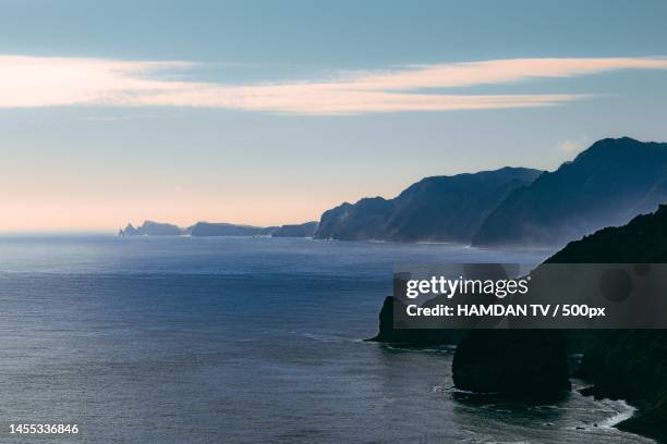 scenic view of sea against sky during sunset,seattle,washington,united states,usa - seattle sunset stock pictures, royalty-free photos & images