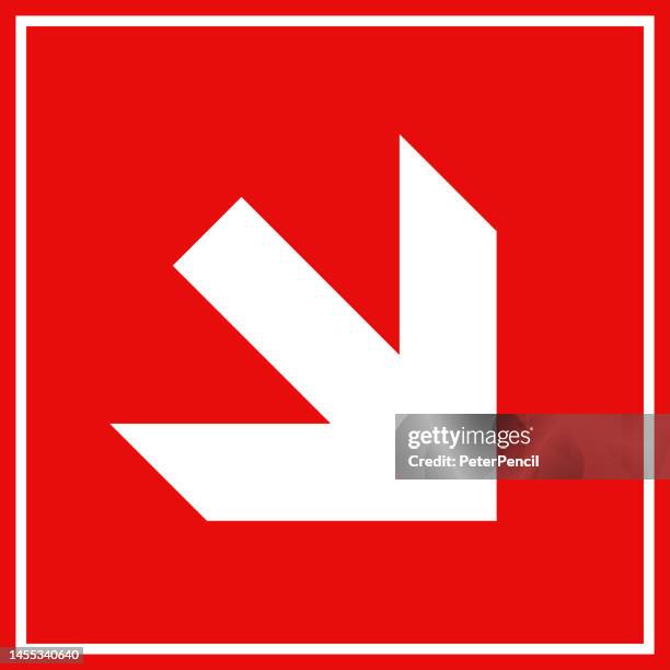 arrow exit sign vector. stock illustration. isolated - asylum stock illustrations