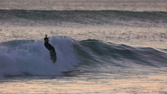 Snestorm Passiv årsag 738 Longboard Surfing Wave Stock Videos, Footage, & 4K Video Clips - Getty  Images