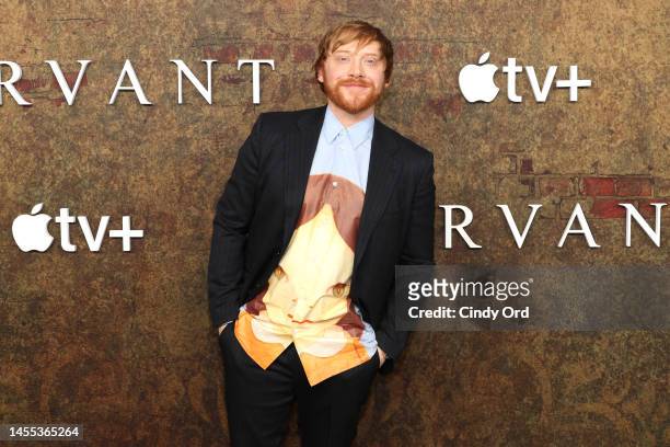 Rupert Grint attends the Apple TV+'s "Servant" Season 4 New York Premiere at Walter Reade Theater on January 09, 2023 in New York City.