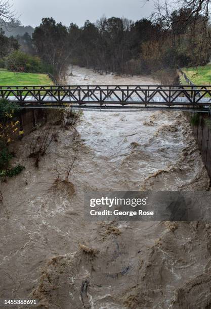 Record rains, brought on by a series of atmospheric river storms hit the Central Coast and Santa Barbara County, causing damage and flooding at the...