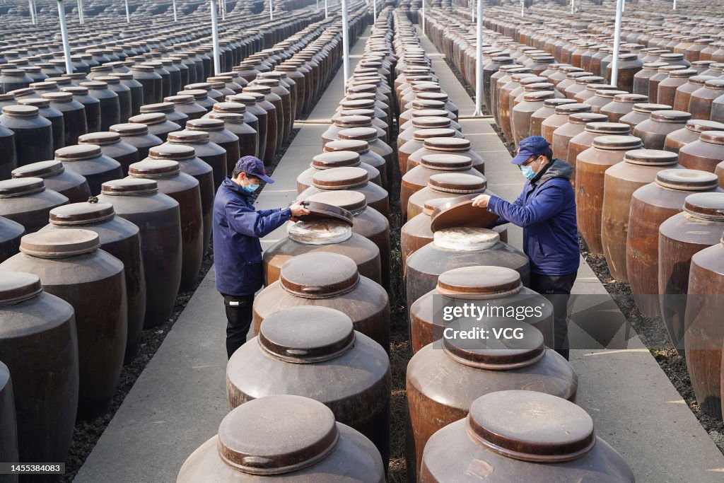 Soy Sauce Production In Zhenjiang