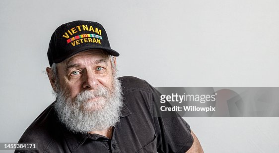 USA Military Vietnam War Veteran Portrait