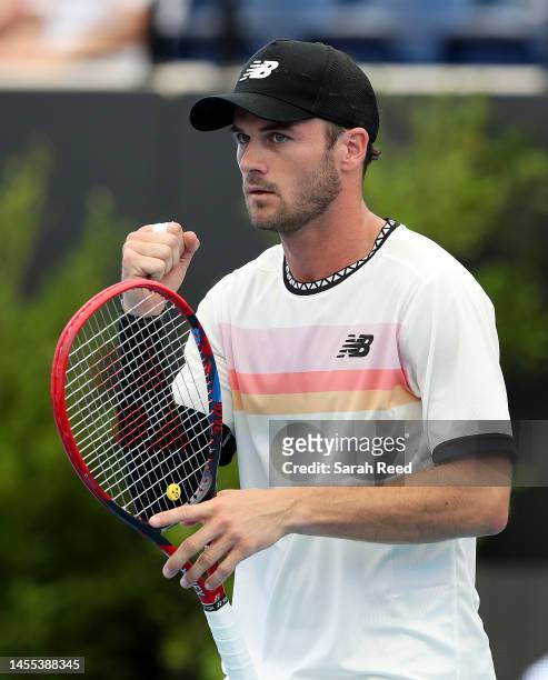 Tommy Paul of the USA defeats Christopher O'Connell of Australia during day two of the 2023 Adelaide International at Memorial Drive on January 10,...
