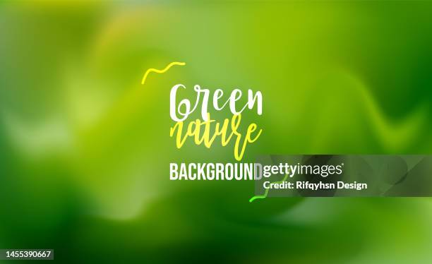 blurred green colours nature fluid background - greenery out of focus background stock illustrations