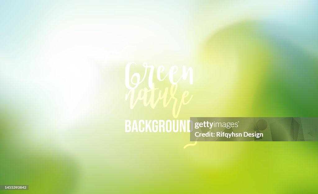 Unscharfes Grün färbt Natur fließender Hintergrund