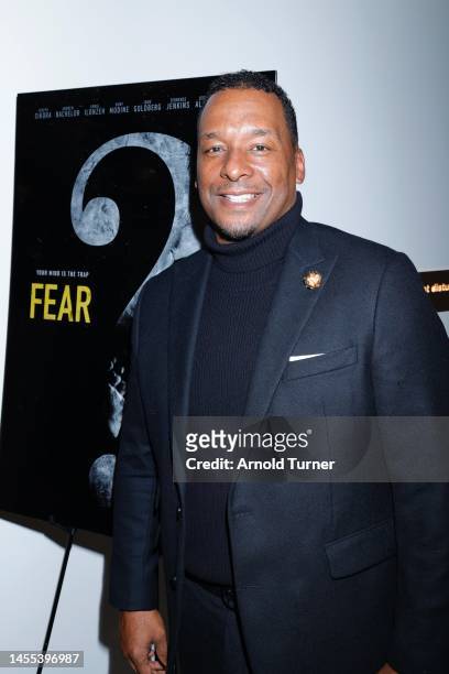 Deon Taylor, CEO Hidden Empire Film Group attends the Overcoming Fear Mixer on January 09, 2023 in Santa Monica, California.