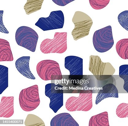 Seamless vector geometrical pattern. Background with hand drawn textured geometric figures. Graphic illustration Template for wrapping, web backgrounds, wallpaper Seamless vector geometrical pattern. Background with hand drawn textured geometric figures. Graphic illustration Template for wrapping, web backgrounds, wallpaper