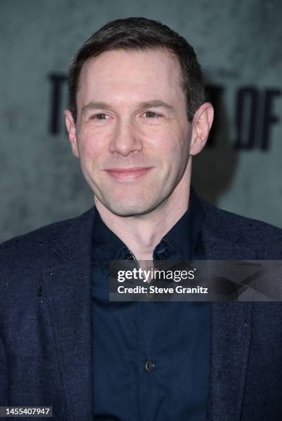 Eric Lempel arrives at the Los Angeles Premiere Of HBO's "The Last Of Us" at Regency Village Theatre on January 09, 2023 in Los Angeles, California.