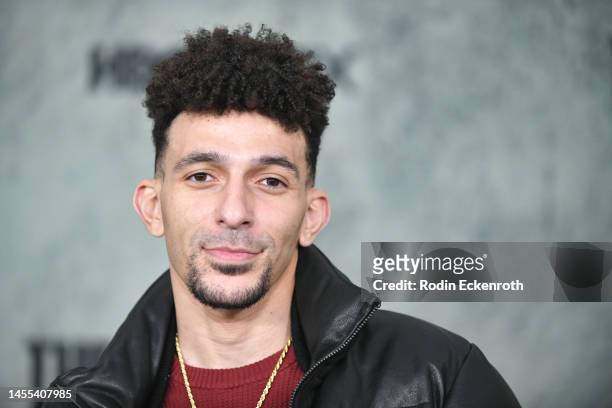 Khleo Thomas attends the Los Angeles premiere of HBO's "The Last of Us" at Regency Village Theatre on January 09, 2023 in Los Angeles, California.