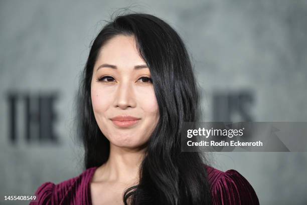 Mari Takahashi attends the Los Angeles premiere of HBO's "The Last of Us" at Regency Village Theatre on January 09, 2023 in Los Angeles, California.
