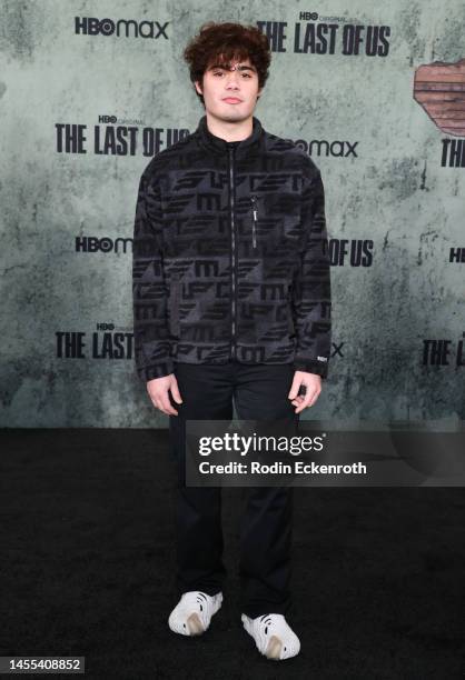 Emery Kelly attends the Los Angeles premiere of HBO's "The Last of Us" at Regency Village Theatre on January 09, 2023 in Los Angeles, California.