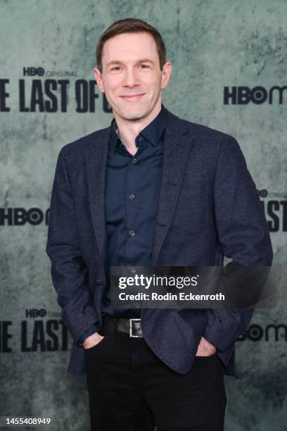 Eric Lempel attends the Los Angeles premiere of HBO's "The Last of Us" at Regency Village Theatre on January 09, 2023 in Los Angeles, California.
