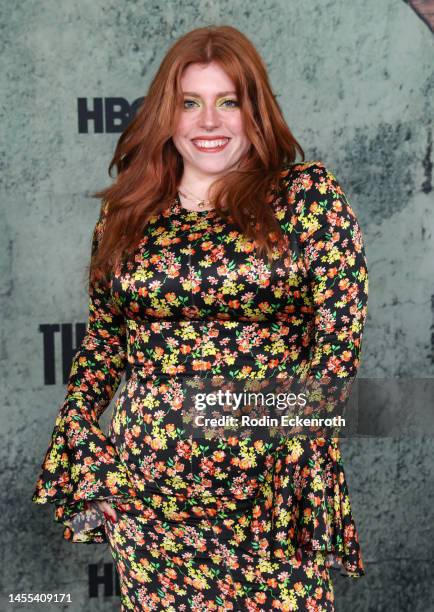 Megan Cruz attends the Los Angeles premiere of HBO's "The Last of Us" at Regency Village Theatre on January 09, 2023 in Los Angeles, California.