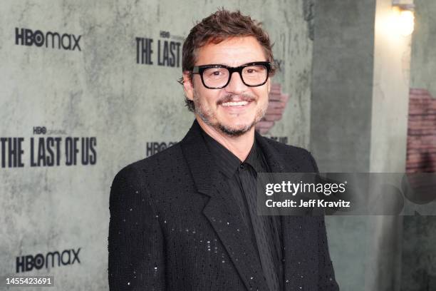 Pedro Pascal attends HBO's "The Last of Us" Los Angeles Premiere on January 09, 2023 in Los Angeles, California.