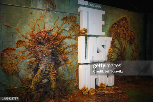 Atmosphere during HBO's "The Last of Us" Los Angeles Premiere on January 09, 2023 in Los Angeles, California.