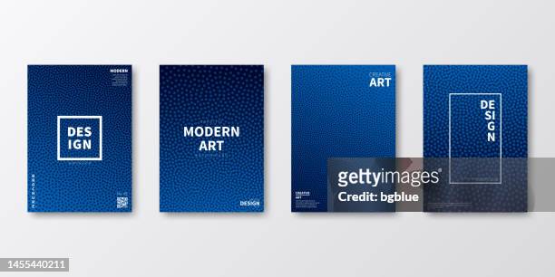 brochure template layout, blue cover design, business annual report, flyer, magazine - navy blue stock illustrations