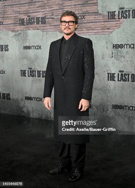 Pedro Pascal attends the Los Angeles Premiere of HBO's "The Last of Us" at Regency Village Theatre on January 09, 2023 in Los Angeles, California.