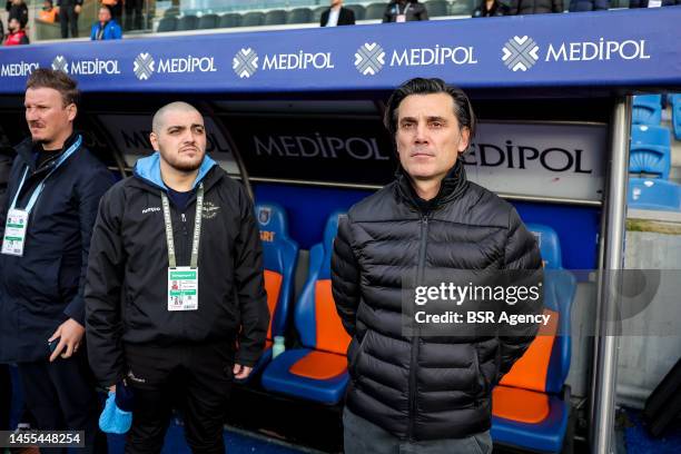 Coach Vincenzo Montella of Adana Demirspor AS during the Turkish Super Lig match between Istanbul Basaksehir FK and Adana Demirspor AS at the Fatih...