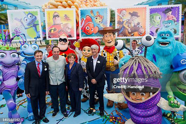 Postal Service Unveils New Stamp Series At Disney's Art of Animation..., Nieuwsfoto's