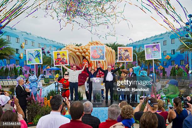 Postal Service Unveils New Stamp Series At Disney's Art of Animation..., Nieuwsfoto's