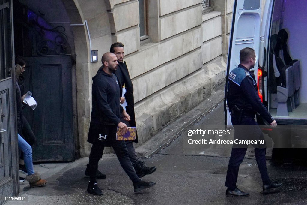 Self-Proclaimed Misogynist Andrew Tate Attends His Appeal At Romanian Court