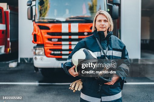 Feuerwehrmann Porträt Feuerwehrmann Porträt