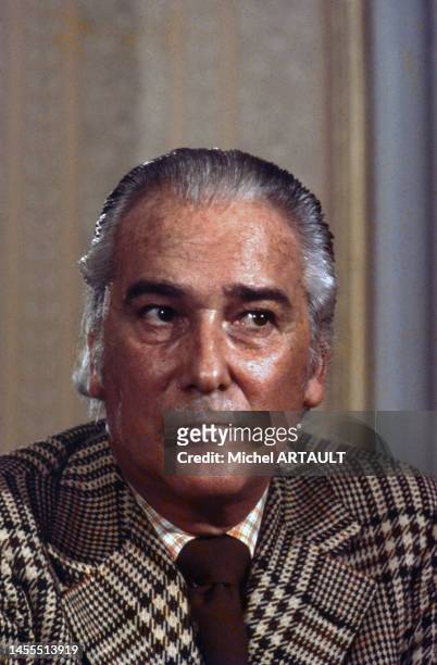 Portrait de José Luis de Vilallonga, dans les années 1980.